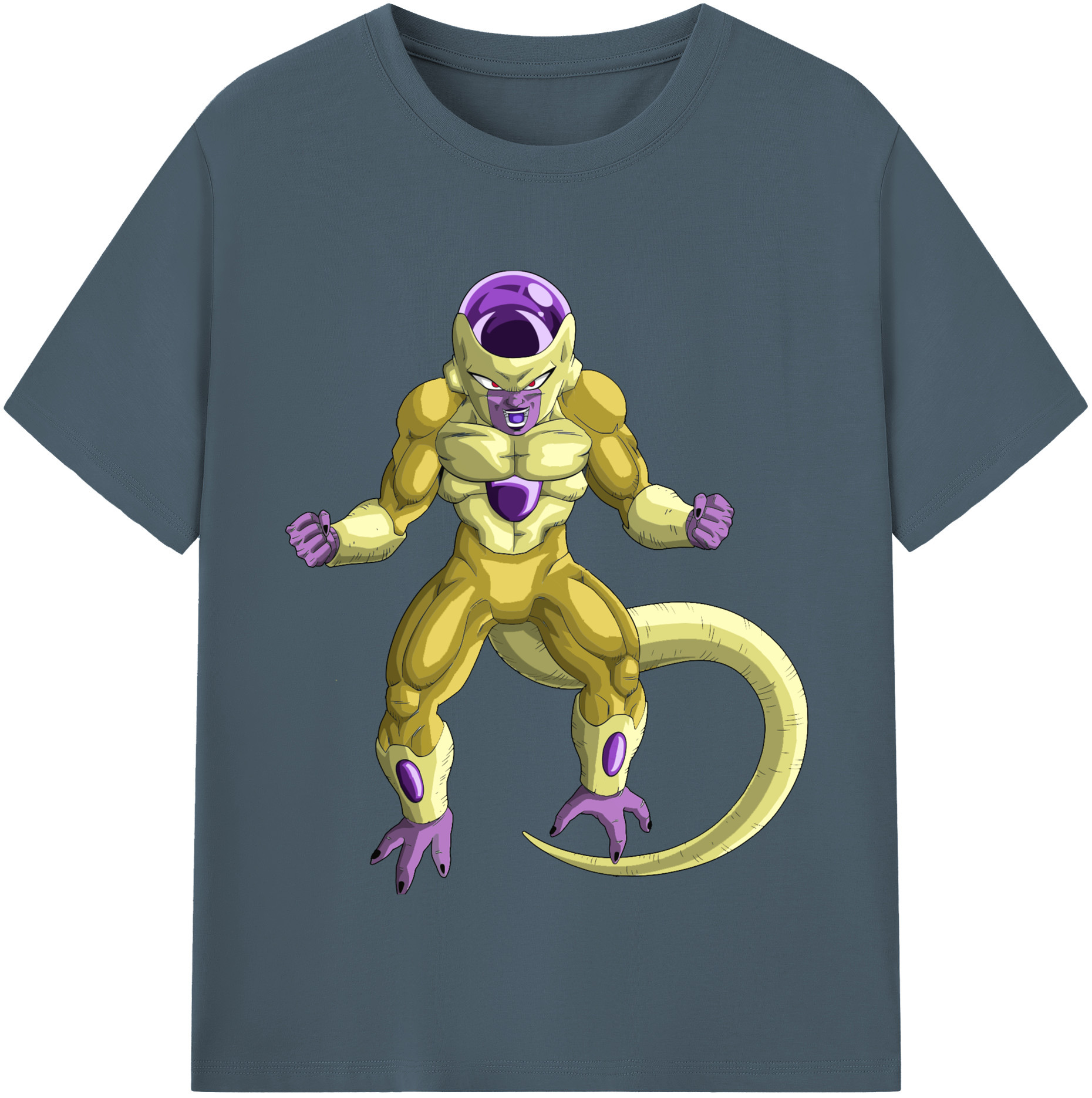 （画像用） ドラゴンボール フリーザ DRAGON BALL Frieza 綿100％半袖Tシャツ（フロントプリント）